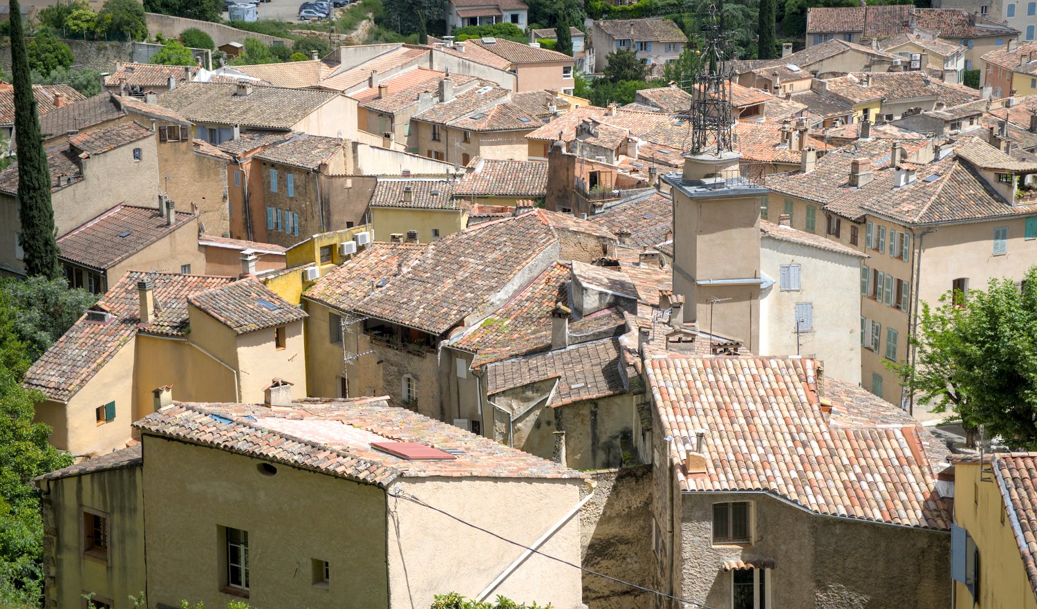 Vue sur les toitures